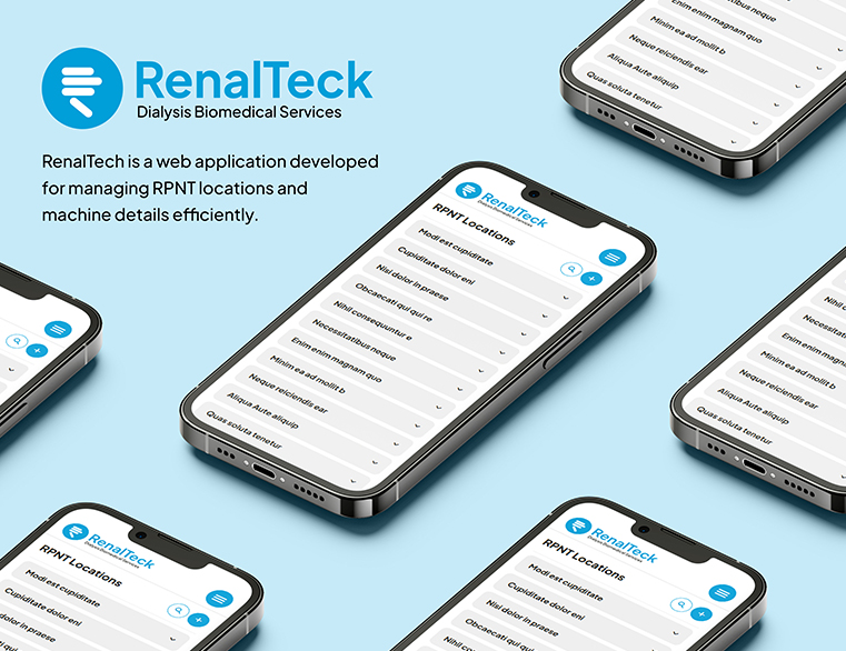 RenalTech RPNT Location Management Dashboard